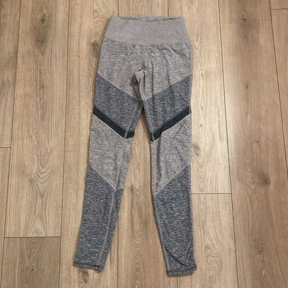 alo yoga Women's Sheila Alosoft High Waist Leggings Gray Black Brown Small - Picture 7 of 9